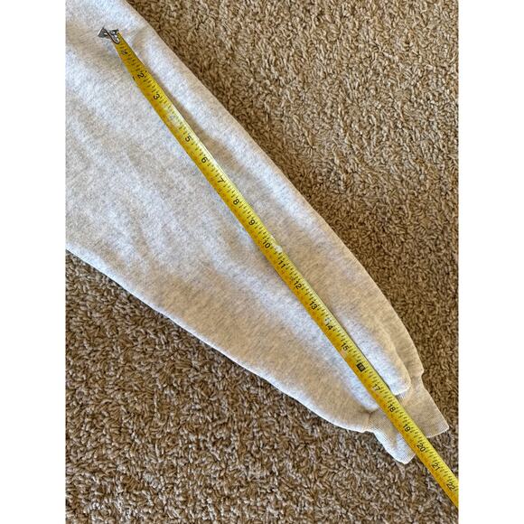 Vintage Nature Deer USA Made Jerzees XL Heather Gray Raglan Crewneck - Picture 8 of 8